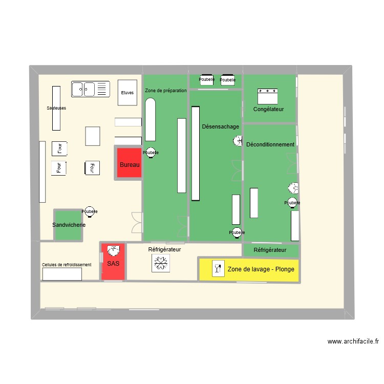 PLAN UCP INSA. Plan de 10 pièces et 60 m2