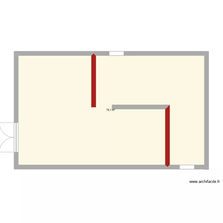HAUTS DE BALARUC - LOCAL RDC. Plan de HAUTS DE BALARUC - LOCAL RDC. Plan de