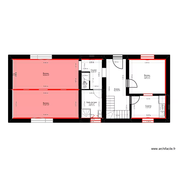 Radicatel existant. Plan de 21 et 146 m² Radicatel existant. Plan de 21 et 146 m²