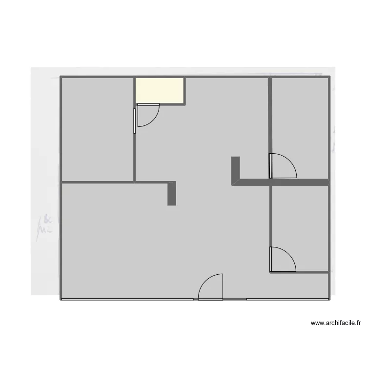 Coiffeur cach&eacute;. Plan de 