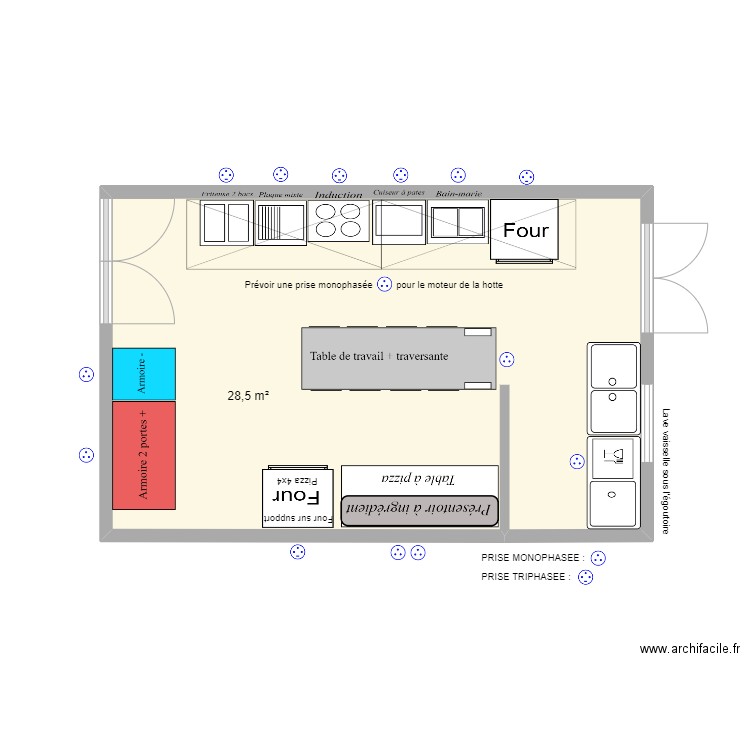 Stéphane RUIZ. Plan de 1 pièce et 29 m2