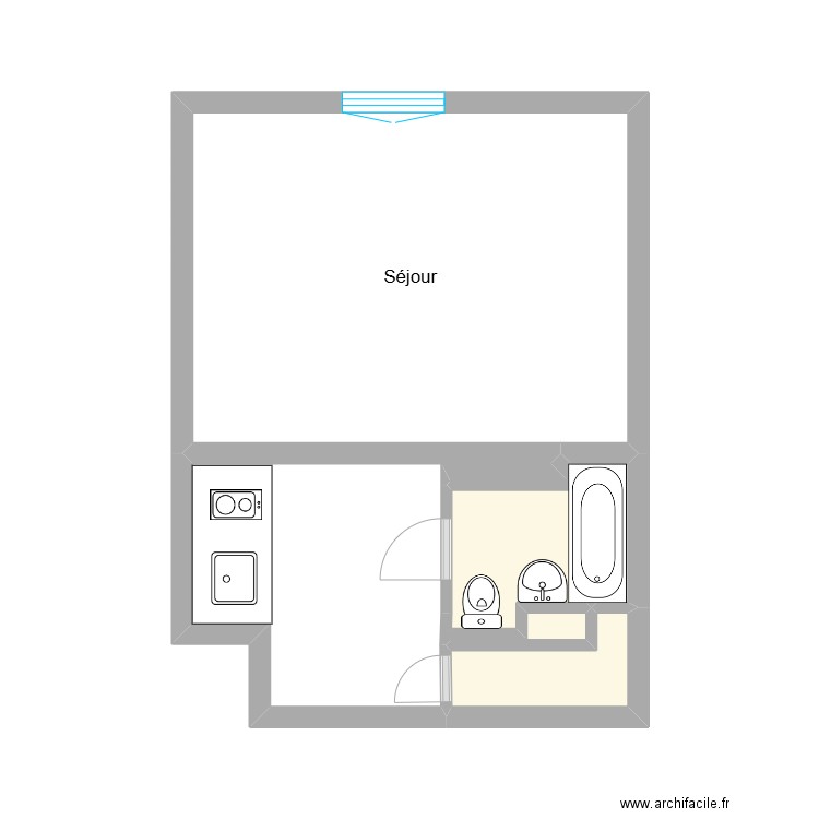 studio gaillard salève. Plan de 0 pièce et 0 m2