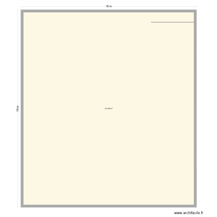Villa. Plan de 1 pièce et 275 m2