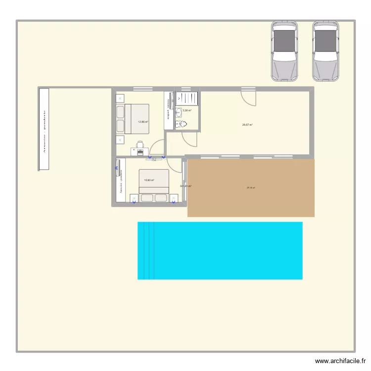MAISON GUADELOUPE. Plan de 5 et 464 m² MAISON GUADELOUPE. Plan de 5 et 464 m²