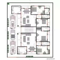 plan r+1 02 apparts R.D.C am&eacute;nagement 