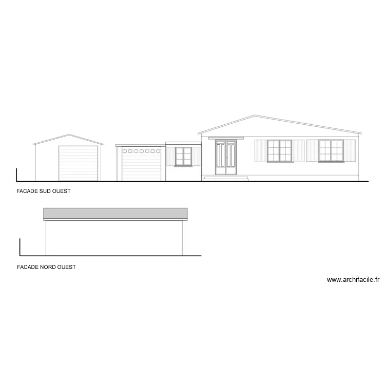 FACADES PROJET 2. Plan de FACADES PROJET 2. Plan de