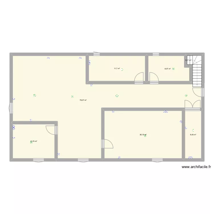 maison 1. Plan de 7 pièces et 144 m² maison 1. Plan de 7 pièces et 144 m²