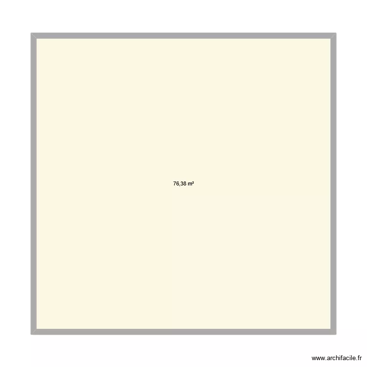 masilly. Plan de 1  et 76 m²