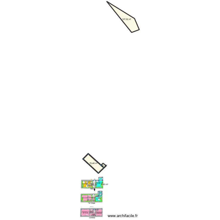 beaugency. Plan de 37 pièces et 439 m²