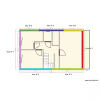 numérotation des murs étage.