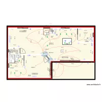 SCI CALA - PLANS CELLULE ETAGE - N&deg;3 - SS MEUBLES - ELECTRIQUE