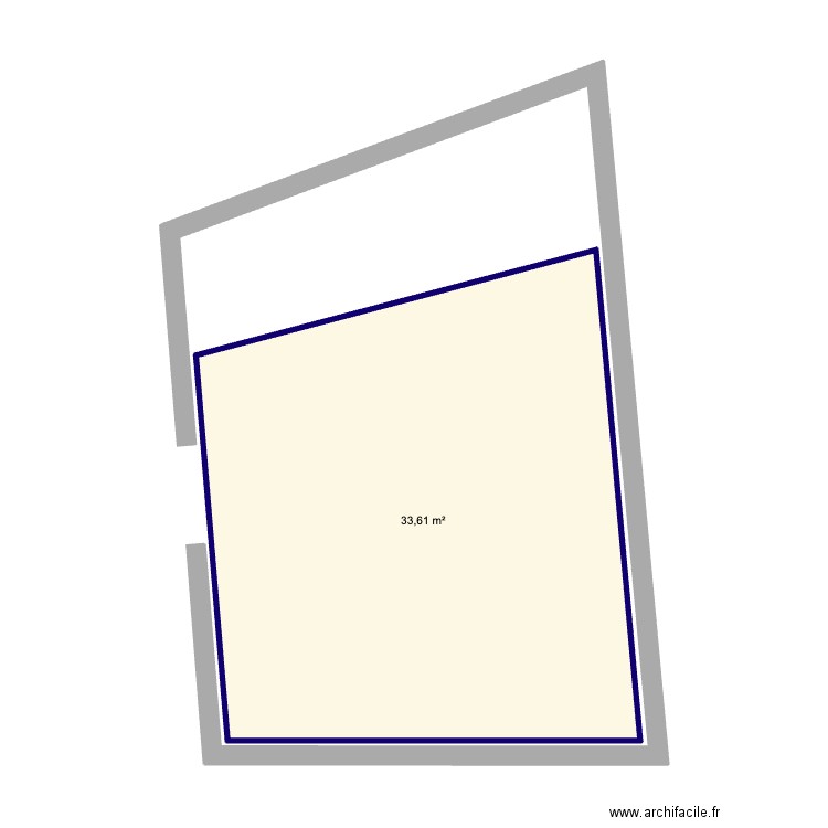 Robert webb. Plan de 1 pièce et 34 m2