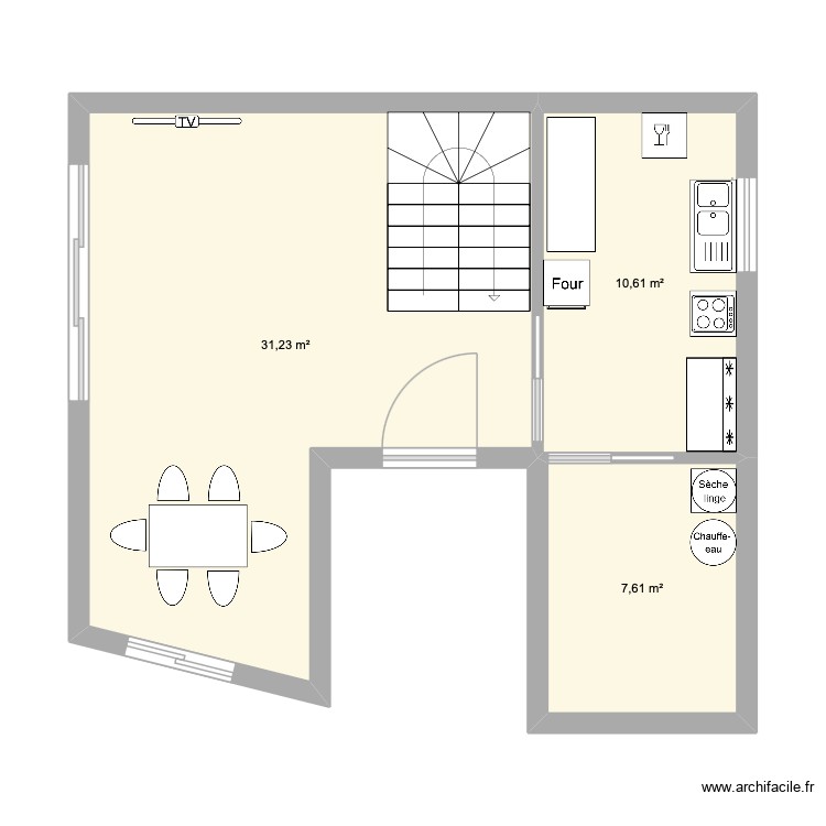 rdc. Plan de 0 pièce et 0 m2