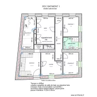 RDC B&acirc;timent 1 + am&eacute;nagement akim