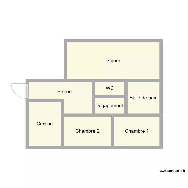 2411 PERESSE. Plan de 