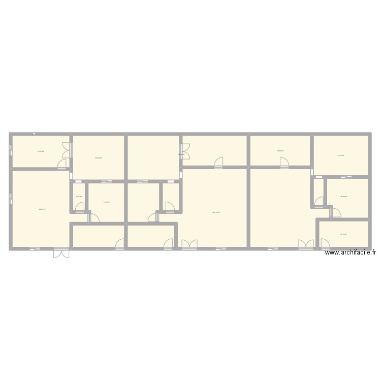 HOUSSEM. Plan de 11 pièces et 309 m2