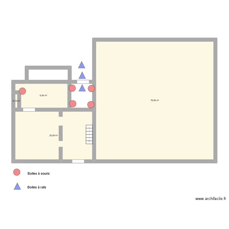 JACOBS SUD. Plan de 4 pièces et 104 m2
