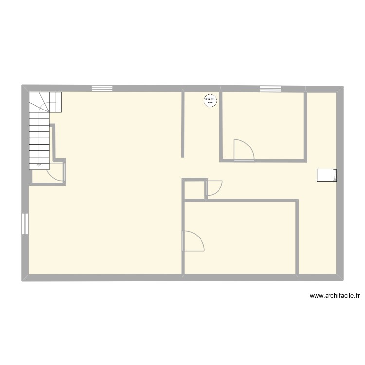 Sous-sol 2333 BL Mercure. Plan de 0 pièce et 0 m2