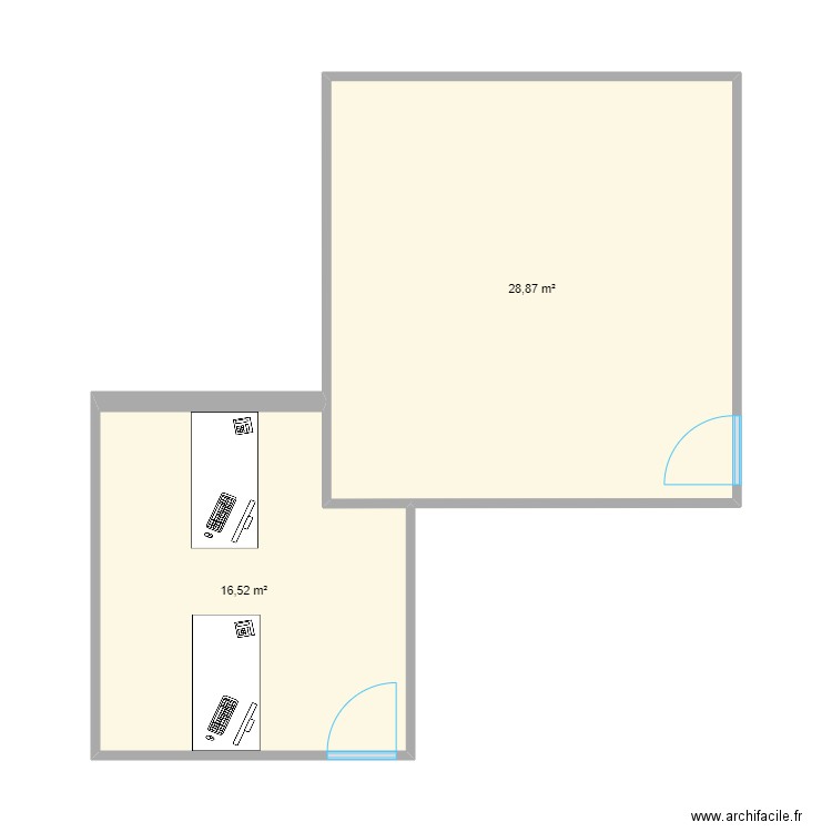bureau maxime et david. Plan de 0 pièce et 0 m2
