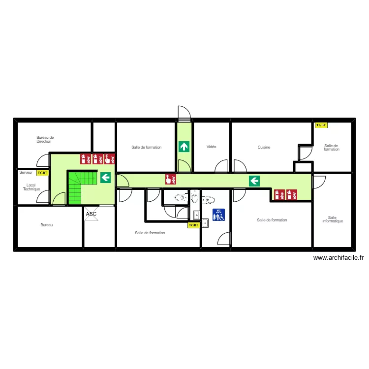 Seven Life RDC. Plan de 