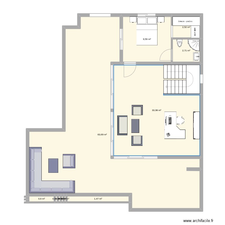 etesian413. Plan de 11 pièces et 115 m2