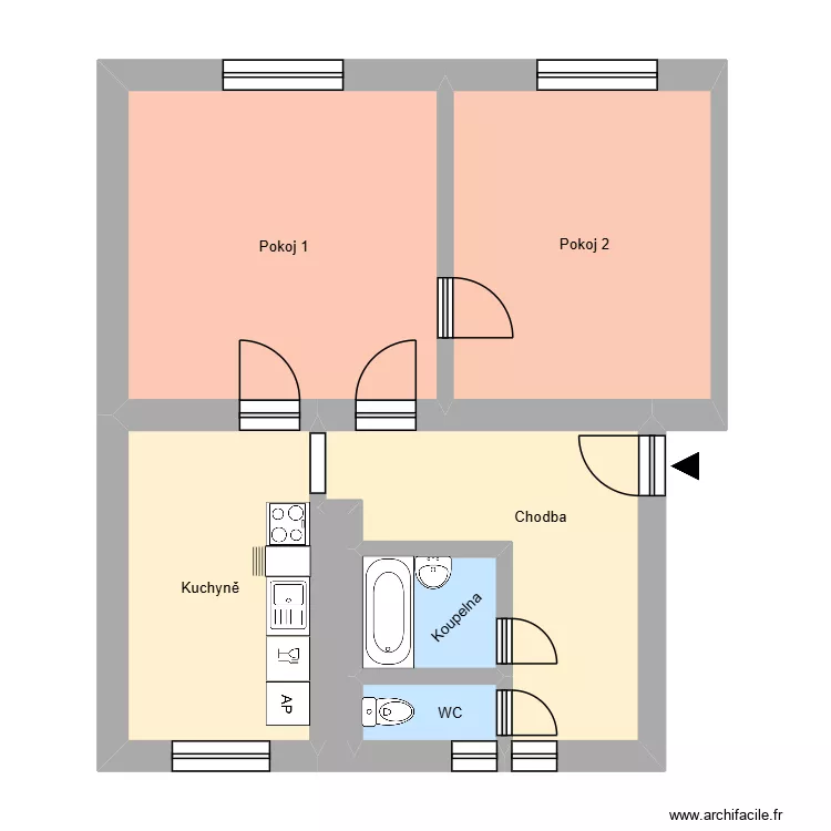 U stromovky 272, byt 7. Plan de 11  et 179 m²