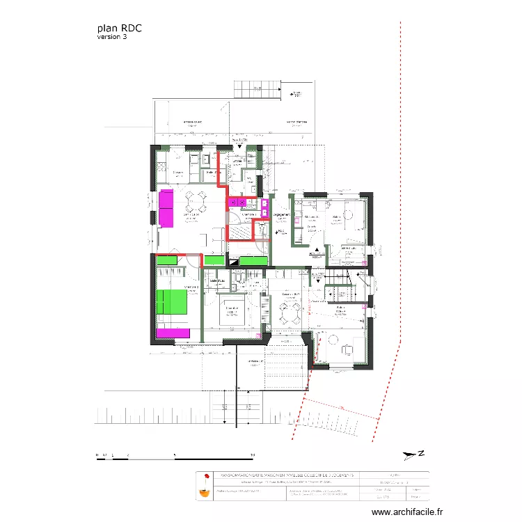 CATHERINE 28 MAI BIS. Plan de 