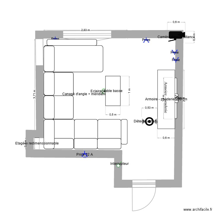 plan appart. Plan de 0 pièce et 0 m2