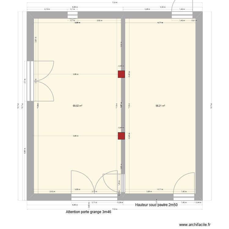 Plan papa 2. Plan de 0 pièce et 0 m2