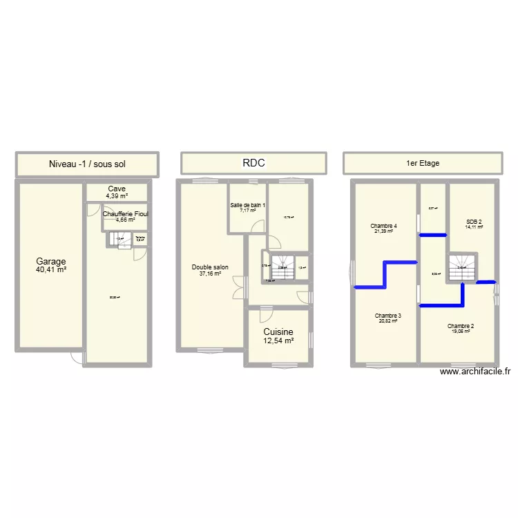 saulx les chartreux. Plan de 
