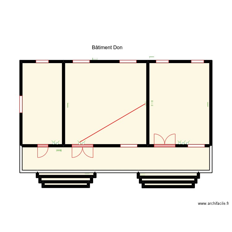 Circuit des lampesbâtiment don de KONOUHOUE. Plan de 0 pièce et 0 m2