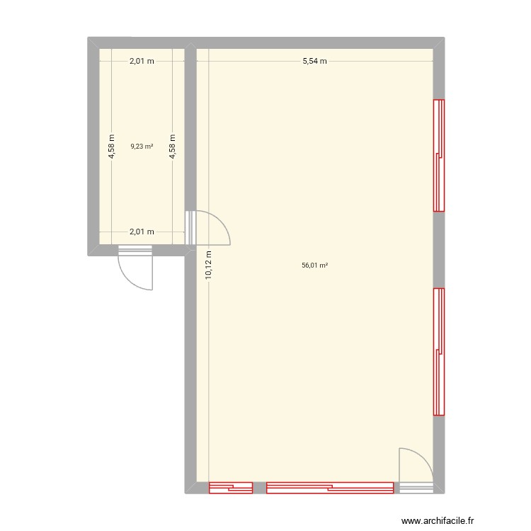 Caf&eacute;. Plan de 0 pièce et 0 m2
