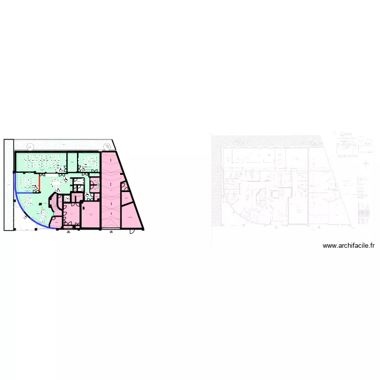 Lyon Domer RDC - projet ERP. Plan de Lyon Domer RDC - projet ERP. Plan de