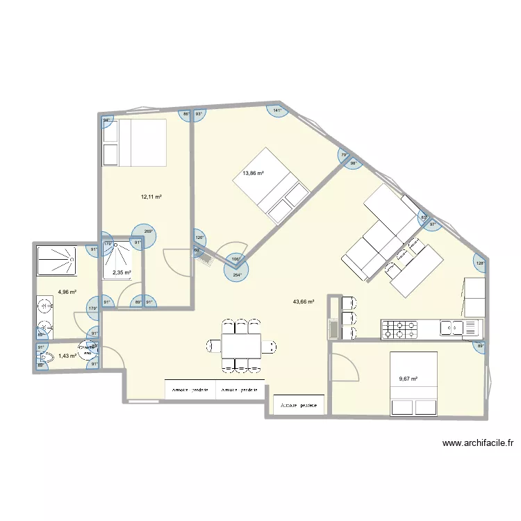 22 oslo, Paris- Plan modifi&eacute;. Plan de 