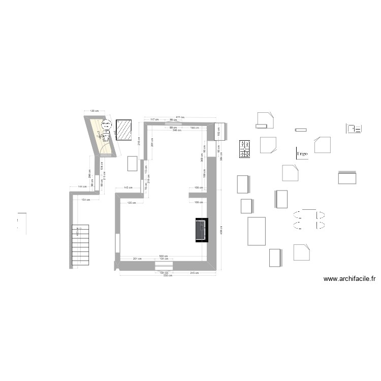 CUISINE G1. Plan de 0 pièce et 0 m2