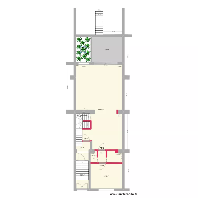 Construction Banning 83 Bel &eacute;tage. Plan de 0 pièce et 0 m2