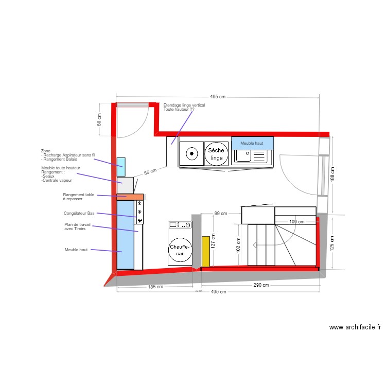 BUANDERIE-4. Plan de 0 pièce et 0 m2