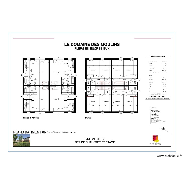 PLAN BATIMENT FLERS 6B. Plan de 0 pièce et 0 m2