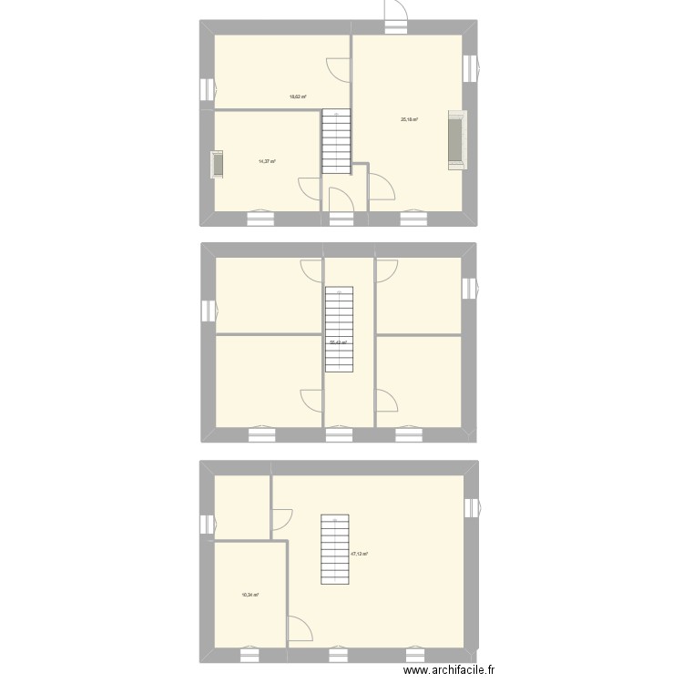 Les Fournets. Plan de 0 pièce et 0 m2