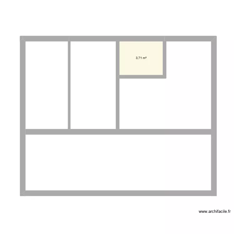 plan vierge. Plan de 1 Pièce et 4 m² plan vierge. Plan de 1 Pièce et 4 m²
