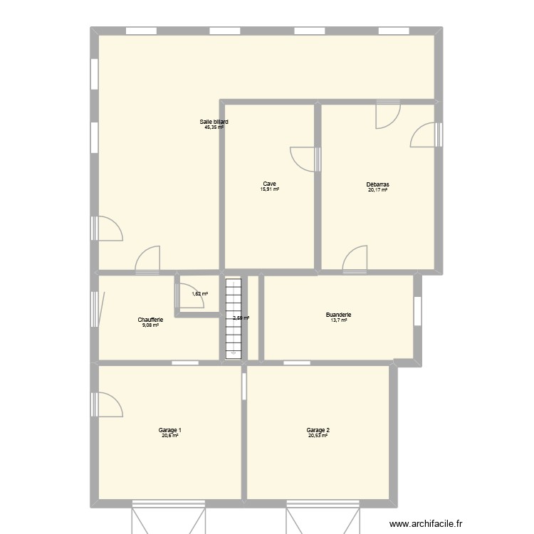 Sous sol Ingrandes. Plan de 0 pièce et 0 m2