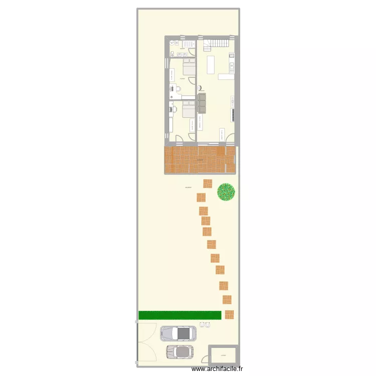 Gerde esquisse 1. Plan de 12 et 1157 m² Gerde esquisse 1. Plan de 12 et 1157 m²
