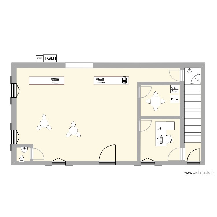 RDC - Accueil Drive pi&eacute;ton_2. Plan de 0 pièce et 0 m2