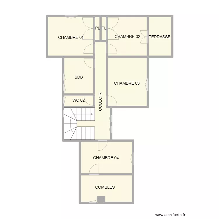 ETAGE AIMARGUES. Plan de ETAGE AIMARGUES. Plan de
