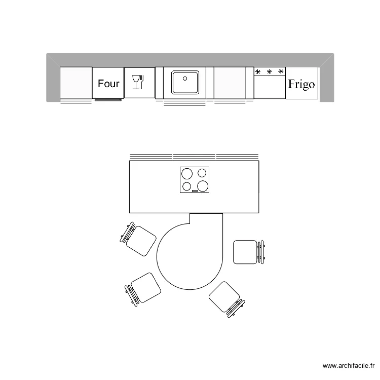 Cuisine 1. Plan de 