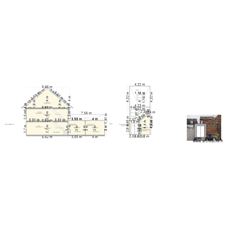 Plan de Coupe Après Travaux. Plan de 0 pièce et 0 m2