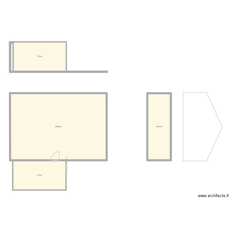Juju. Plan de 4 pièces et 111 m2