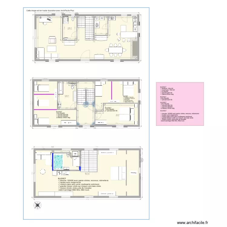 AMENAGEMENT INTERIEUR FICHOUS. Plan de 