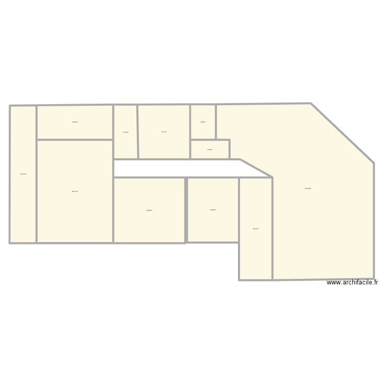 Schéma architectural (IVAN OPANGO). Plan de 11 pièces et 576 m2