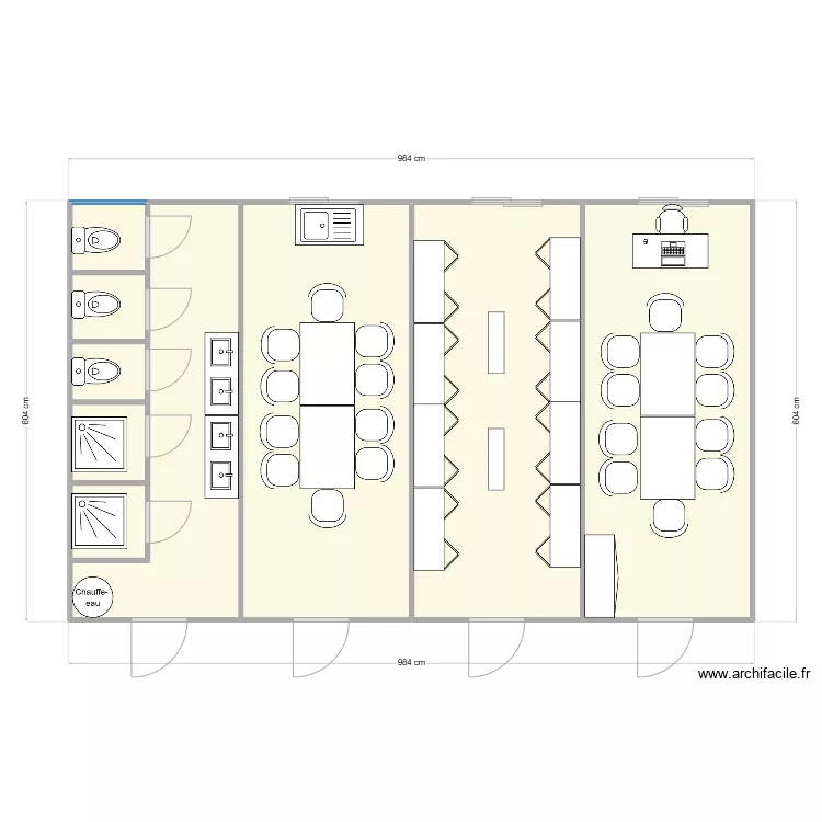 ABCIS CHANTIER CORBAS. Plan de 